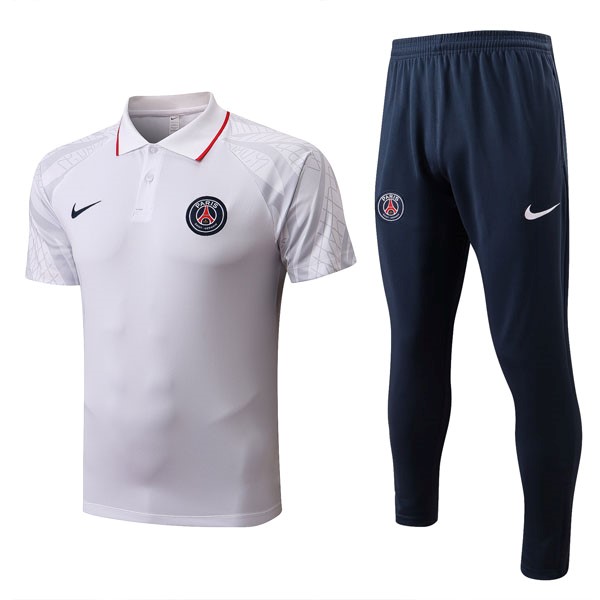 Polo PSG Conjunto Completo 2022-2023 Blanco